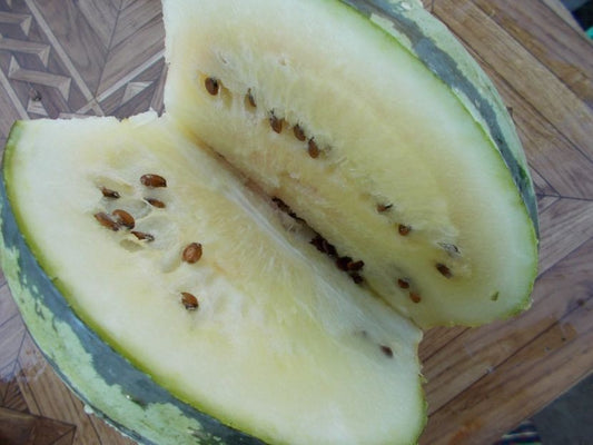 White Sugar Lump Watermelon - Rare Super Sweet - 10 Seeds